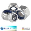Blue Eyes Locking Nuts DIN985 Stainless Steel Hex Nuts Standard