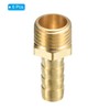 PATIKIL Straight 8mm Barb G1/4 Male Thread Hose Hook Fitting