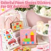 3260Pcs Foam Shape Stickers,EVA Foam Stickers with Assorted Shapes Colors