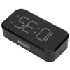 USB LED Digital Touch Alarm Clock 12/24H Portable Bedside Clock