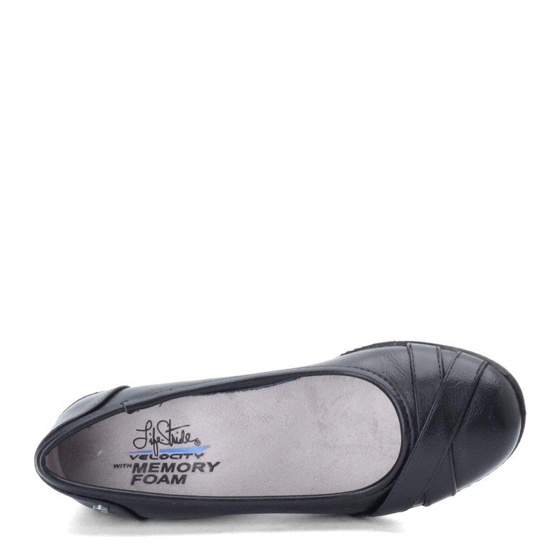 LifeStride Women's I-Loyal Flat, Black 1, 9 M US