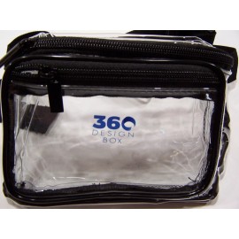 360 Design Box Stadium Approved Clear Fanny Pack Transparent Waist Bag Concerts Sporting Events