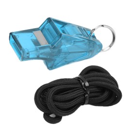 LHGWAT Whistle Lanyard, Sports Whistle, Loud Crisp Sound Whistle Blue Whistle with Plastic Portable Lanyard for Referees Coaches Training Teachers