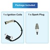 CSMATEYEAH 994-00136A Ignition Coil with Spark Plug Compatible with Cub