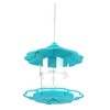 Bird Feeder Foldable Portable Terrace Bird Feeder for Outdoor Garden