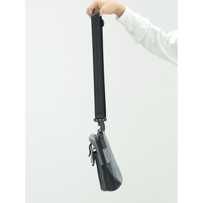 Beams Heart Men's Campus Bag, Chambray Heathered Material, Mini Shoulder