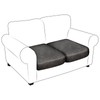 Leather Like Loveseat Couch Cushion Covers Sofa Seat Slipcovers Sets