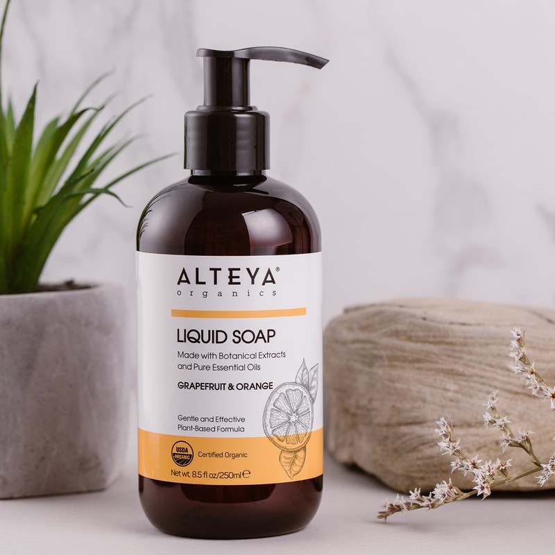 Alteya Organic Liquid Soap Grapefruit & Orange 500 ml -