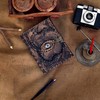 cuero Vintage Hocus Pocus Book of Spells Leather Journal Evil
