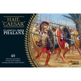 Classical Greek Phalanx - 28mm Scale Plastic Miniatures for Hail Caesar by Warlord Games - Highly Detailed Ancient Era for Table-top Wargaming