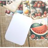 fruits vintage style junk journal fruits card toppers set of