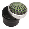 Portable Car Ashtray Mini Silver Edge Fire Prevention Smokeless Auto