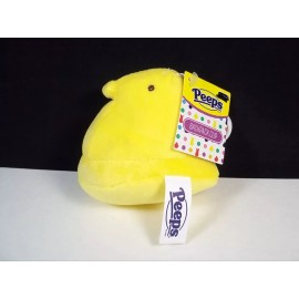 Dan Dee PEEPS yellow plush Easter chick bag clip 3 inch 2023 NWT