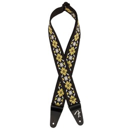 Fender Pasadena Woven Guitar Strap - YLW Clover