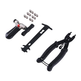 CNCYEAH Bicycle Tool Set, Bicycle Link Pliers, Bicycle Chain Tool, Bicycle Chain Gauge, Bicycle Repair Tool Set for Mountain Bike, City Bike, Sports Bike, Cruiser Bike