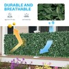 Patio Paradise 4'x14'-1Pc Faux Ivy Fence Privacy Screen Artificial Greenery