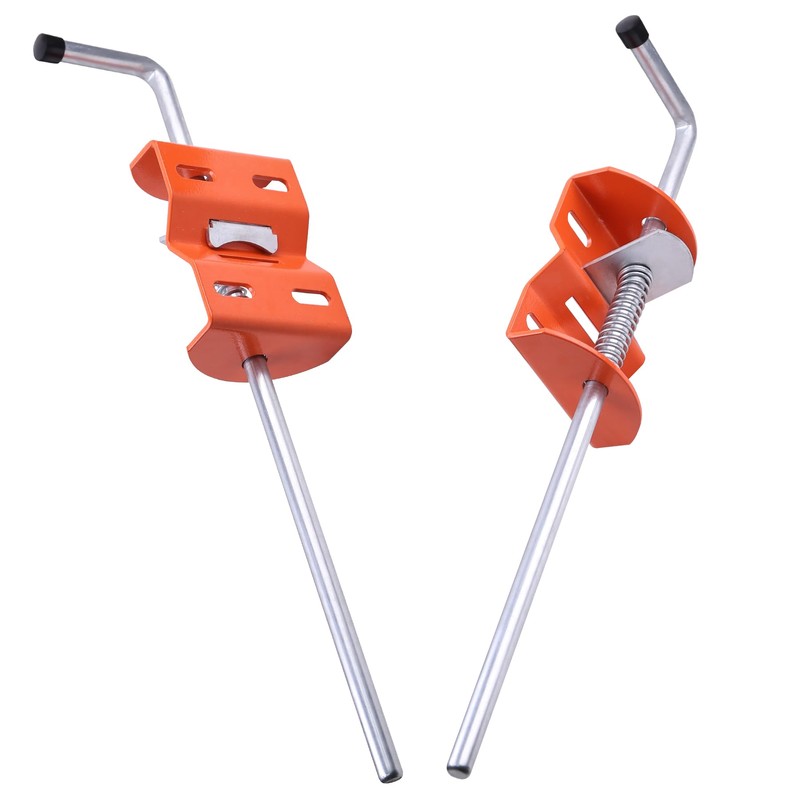 Qlvily 17-Inch Heavy Duty Gate Anchor Cane Bolt, Spring Loaded