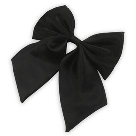 WALWAL Women Uniform Bowties, Pre-Tied Bowknot Adjustable Japanese School Girl Ladies Uniform Bow Ties for Party Casual Events (Black)