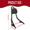 Detachable Backrest Sissy Bar Replacement for Yamaha Stryker XVS1300 XVS