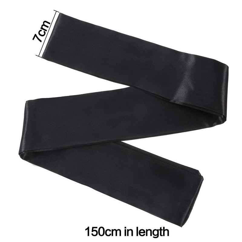 4 Pack Sleeping Mask Satin Eye Mask (Black and Red)