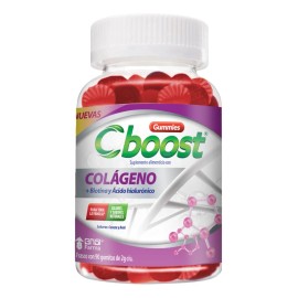 C-Boost  Gomitas de Belleza con Colgeno, Biotina y cido Hialurnico  Suplemento alimenticio en formato gomitas, con colgeno, biotina y cido hialurnico 