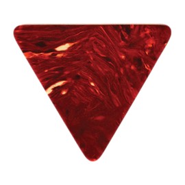 Exotic Plectrums Celluloid Brown Tortoise Guitar Or Bass Pick - 0.46 mm Light Gauge - Premium Made In USA - 355 Large Triangle Shape - 1 Pack
