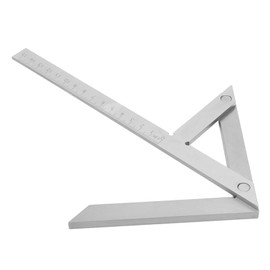 Centring Protractor Stainless Steel Centering Angle Finder Woodworking Centre Measuring Tool for Construction Protractor Round Plate 150 x 130 mm