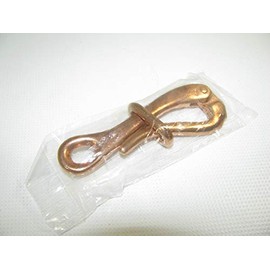 4" Inch Bronze Pelican Hook Sea-Dog Line 189780, 1/2" x 3/8" Eye