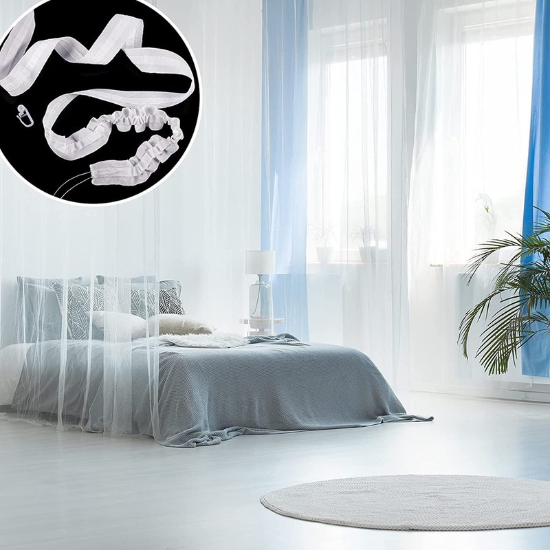 Curtain Tape Curtain Accessory Reusable Curtain Ruffle Tape Curtain Drawstring