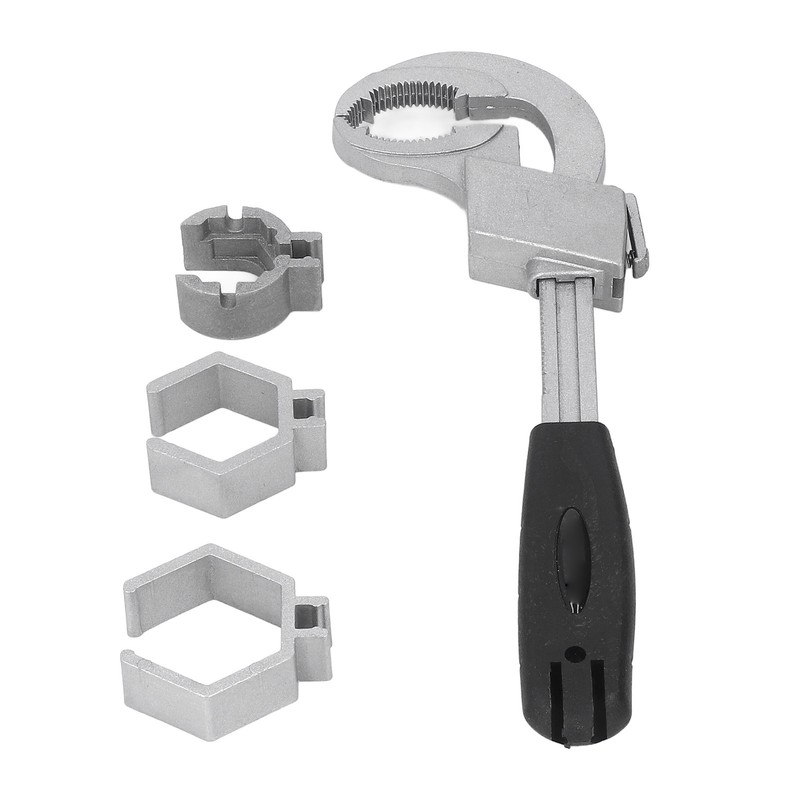 Multifunctional Wrench Double Ended Adjustable Opening Aluminium Alloy for Basin