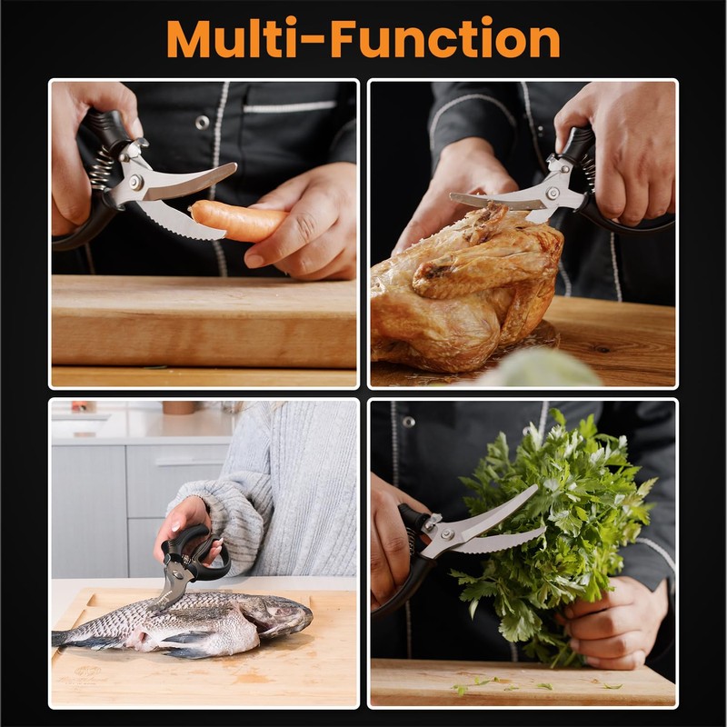 Demzit Heavy Duty Poultry Shears - A Must Have chicken