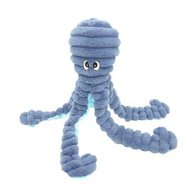Pet Lou King Octopus, 26-inch Height, Blue, Pet Toys Supplies