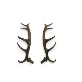 Cuckoo Clock Parts - Deer Antlers 2-3/4 Plastic - Replacement Parts - Clock Making Parts