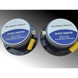 2*Blurred Vision Audio BV-PAST-4.8 Pro Audio Super Tweeters