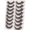 Losha Lashes with Clear Band Fluffy False Eyelashes 8 Pairs