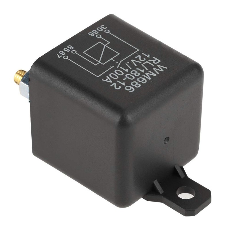 MUNEFE 12V 100A Starter Relay, Main Relay Conversion Kit, Fuel