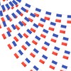 32.8ft 38 Pcs Rectangle France Flags Pennant Banner - Mini