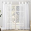 No. 918 Amina Open Weave Indoor/Outdoor Sheer Tab Top Curtain