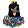 QMay DND Dice Set 20 X 7 Polyhedral Dice (140pcs)