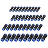 Dokeno Pack of 40 Straight Pneumatic Connectors, Straight Push in
