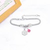 HEYEJET Initial Bracelet Women Gifts 26 Letters Initial Charms Bracelet