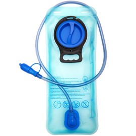 Hydration Bladder, 1L-2L Water Bladder for Hiking Backpack, Leak-proof Water Storage Bag, Water Bag for Cycling, Hiking, Camping (Blue, 2 Litres)