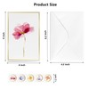 Blank Cards and Envelopes, 5 Assorted Floral Designs, 4" x