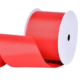 Ribest Red Grosgrain Ribbon, 2 Inch 10 Yard Ribbon for Crafts Gift Wrapping Bows Wedding Party Decoration Bouquet