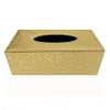 PTAPIPI Elegant PU Leather Tissue Box Holder, Modern Rectangular Towel