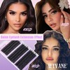 Fluffy Cluster Lashes 40D+60D+100D Individual Eyelash Clusters 240Pcs 12-18mm Individual