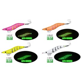 MARUSHINGYOGU Dragon Bait Roll Octopus Egi Makimaki Tap, No. 3.5 (Approx. 28 g), Yellow