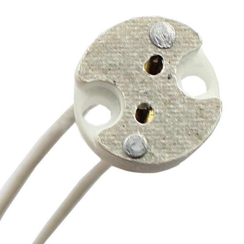 Rextin 50pcs Wire Connector Socket for MR16 MR11 GU5.3 G4