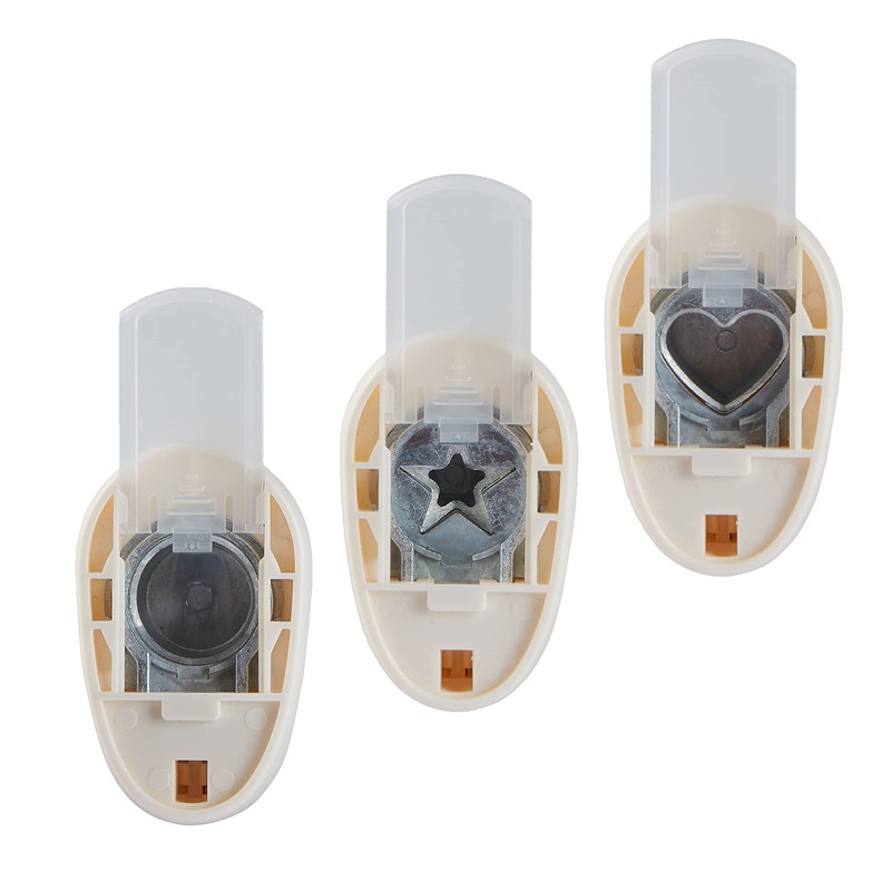 Loveria Motif Punch Set Heart, Circle, Star – Motif Size: