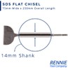 Rennie Tools SDS Plus Chisel Bit 75mm Wide x 250mm